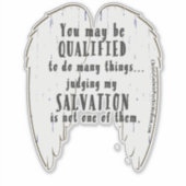 カーウィンドウデカール 感動的 シール (正面)