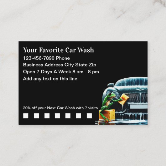 カーウォックールクカスタマーロイヤリティ報酬 名刺 (正面)