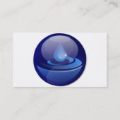 カーウォッシュのサービス業カード 名刺 (裏面)