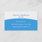 カーウォッシュのスローガン 名刺 (裏面)