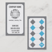 カーウォッシュのロイヤリティの名刺 ロイヤリティカード (正面/裏面)