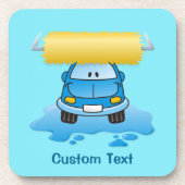 カーウォッシュの漫画ドリンクのコースター コースター (正面)