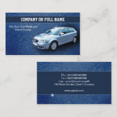 カーウォッシュの自動車は名刺を詳しく述べます 名刺 (正面/裏面)