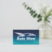 カーウォッシュオートディテールモバイルクリーニ車のング 名刺 (スタンド正面)