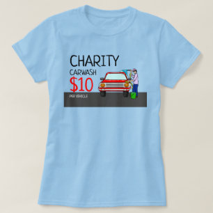 カーウォッシュデザイン、チャリティカーウォッシュイベント Tシャツ