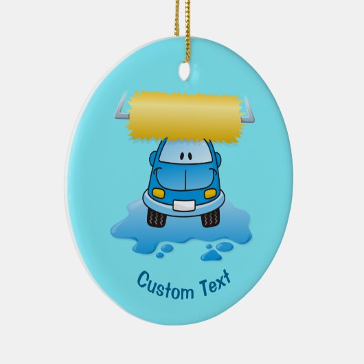 カーウォッシュマンガのセラミックオーナメント セラミックオーナメント (右)