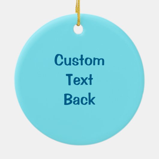 カーウォッシュマンガのセラミックオーナメント セラミックオーナメント (裏面)