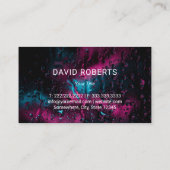 カーウォッシュモバイル自動ディテールクリーニ車のング 名刺 (裏面)