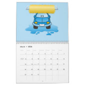 カーウォッシュ漫画 カレンダー (3月 2026)