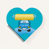 カーウォッシュ漫画 ノートブック (正面)