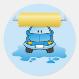 カーウォッシュ漫画 ラウンドシール