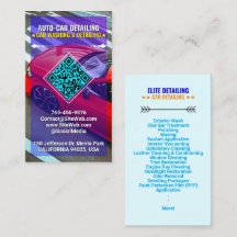 カーウォッシュ&オートディテールサービスモダン、QRコード