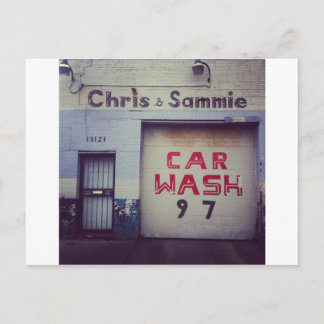 カーウォッシュ ポストカード