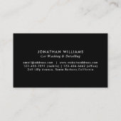 カーウォッモダンシュとオートディテリング 名刺 (裏面)