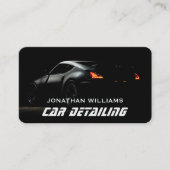 カーウォッモダンシュ&オートディテールビジネスカード 名刺 (正面)