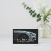 カーウォッ車のシュとオートディテモダンィング 名刺 (スタンド正面)