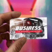 カーウォッ車のシュとオートディテリング 名刺