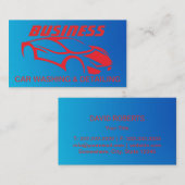 カーウォッ車のシュ&オートディテールビジネスカード 名刺 (正面/裏面)