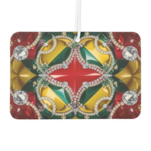 カーエアーフレッシュナーとロサンゼルスカラーデザイン カーエアーフレッシュナー (裏面)