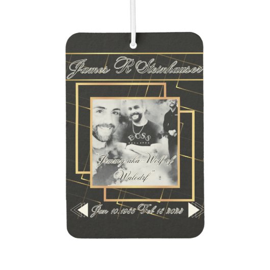 カーエアーフレッシュナー（愛する記憶で） カーエアーフレッシュナー (正面)