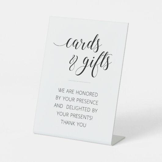 カーエレガントドとギフトのテー結婚ブル 台座サイン (正面)