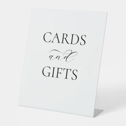 カーエレガントドとギフトの白黒結婚 台座サイン (正面)