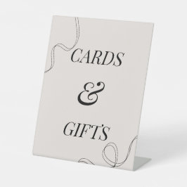 カーエレガントドとギフトブライダルシャワーパーティー記号 台座サイン