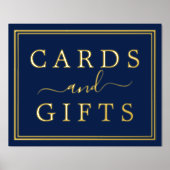 カーエレガントドとギフト実在フォイルのサイン結婚。 箔ポスター (正面)