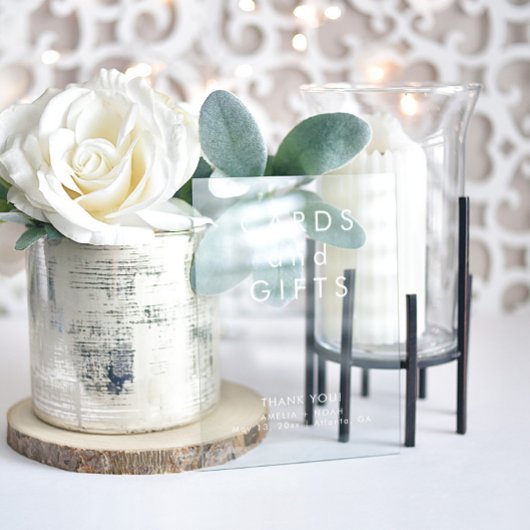 カーエレガントドのギフト結婚ズ アクリルサイン