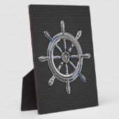 カーオンカーボンファイバースタイル フォトプラーク (側面)