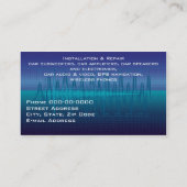 カーオーディオシステム名刺 名刺 (裏面)