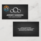 カーオーディオ技術者 | サービスの修復 名刺 (正面/裏面)