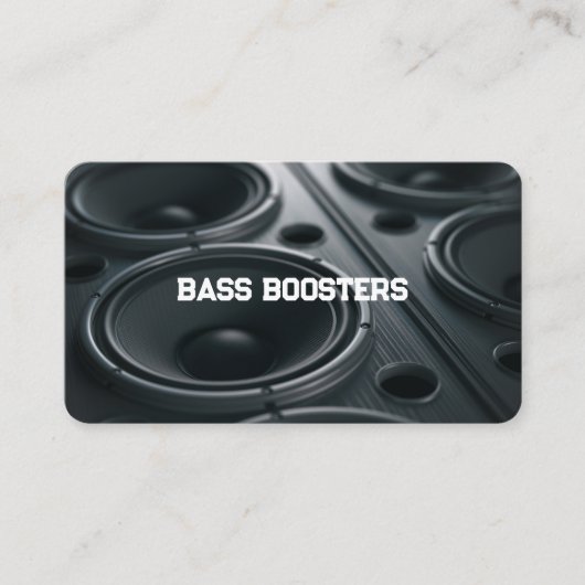 カーオーディオ 名刺 (正面)