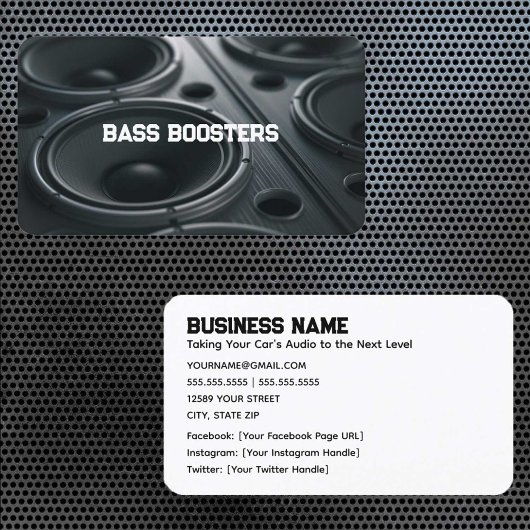 カーオーディオ 名刺