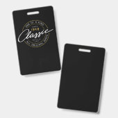 カーオートバイギフト バッジ (正面&裏面)