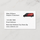 カーカッコいい車のラップ・サービス 名刺 (裏面)