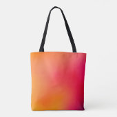 カーカラフルド・バックグラウンドヴィンテージ花、ヴィンテージ・テ トートバッグ (裏面)