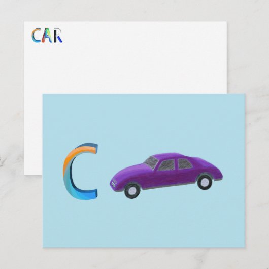 カーカード ポストカード (正面/裏面)