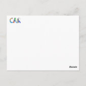 カーカード ポストカード (裏面)