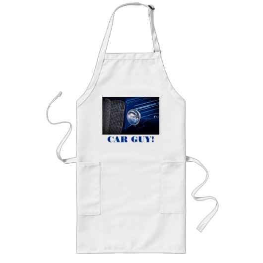 カーガイヴィンテージカークラシックデニム ロングエプロン (正面)
