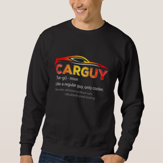 カーガイ定義カーガイSport スウェットシャツ (正面)