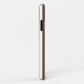 カーキと白のキャンディーストライプ Case-Mate iPhoneケース (裏面/右)