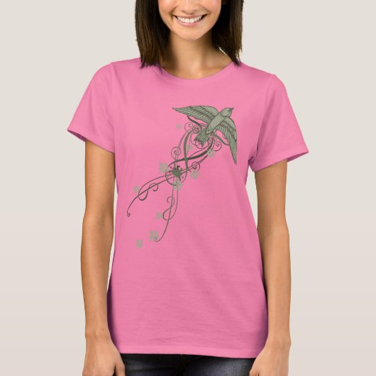 カーキのバンティング Tシャツ (正面)