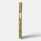 カーキひび割れテクスチャーモダンiPhoneケース Case-Mate iPhoneケース (裏面 / 右)