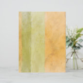 カーキエレガントピーチオレンジウォーターカラーパステル (スタンド正面)