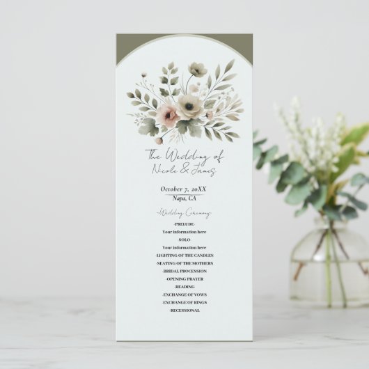 カーキオリーブグリーンウォーターフローラ結婚ズ プログラム (スタンド正面)