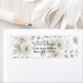 カーキオリーブグリーンウォーターフローラ結婚ズ ラベル (インサイチュ)