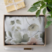 カーキオリーブグリーンウォーターフローラ結婚ズ 薄葉紙 (ギフト)