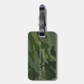 カーキカモフラージュ ラゲッジタグ (裏面縦)