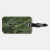 カーキカモフラージュ ラゲッジタグ (裏面横)